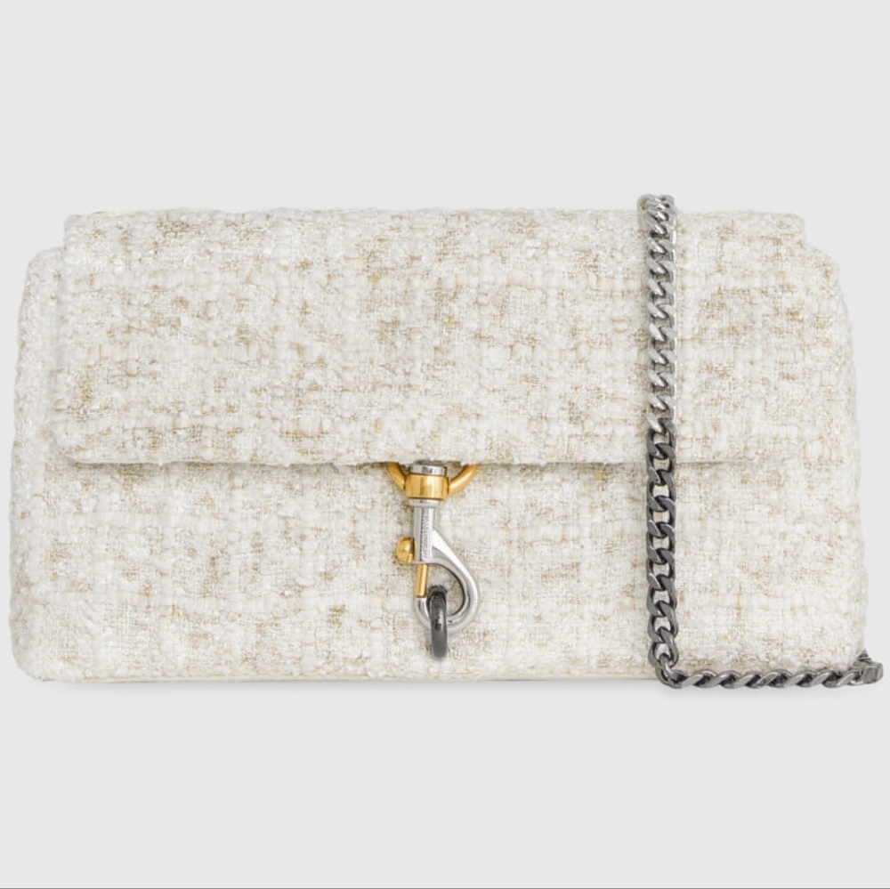 NWOT Rebecca Minkoff Eddie Medium Crossbody - Paper Tweed